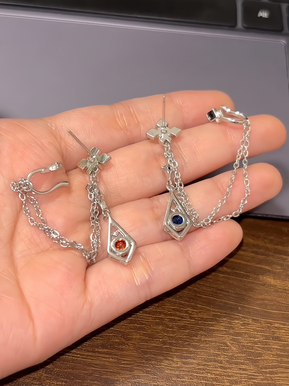 Tartaglia Inspired Stud Earrings