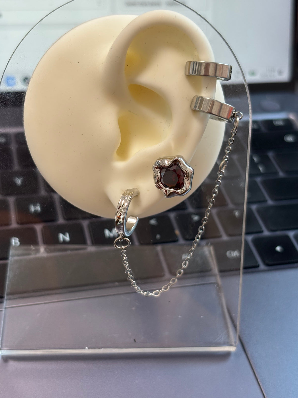 Goth Sylus Cosplay Earrings