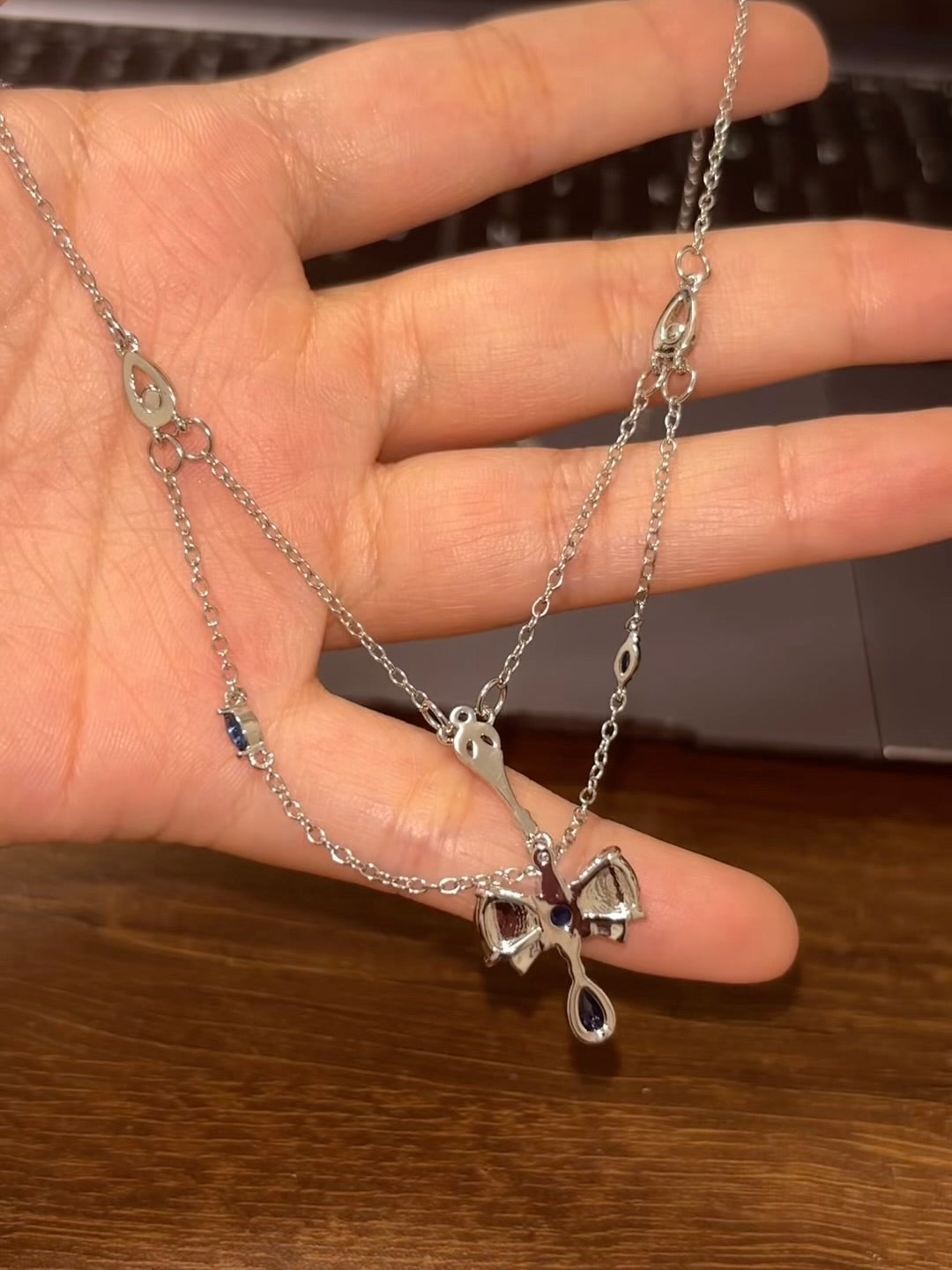 Furina Inspired Bow Necklace