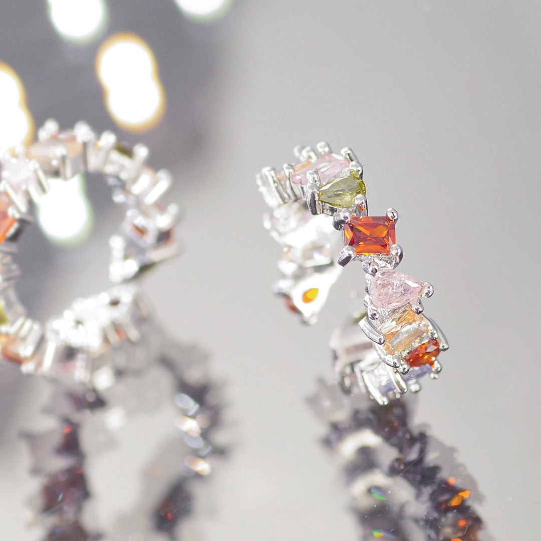 Süßer bunter Zirkonring für Damen