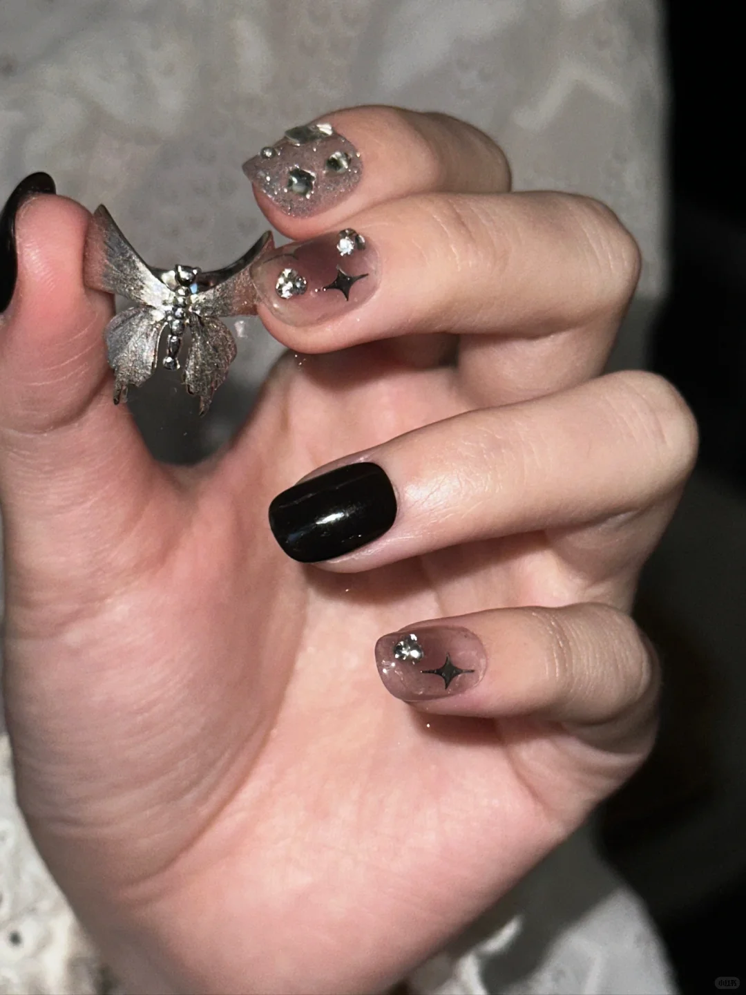 Designer S925 Silver Butterfly Ring