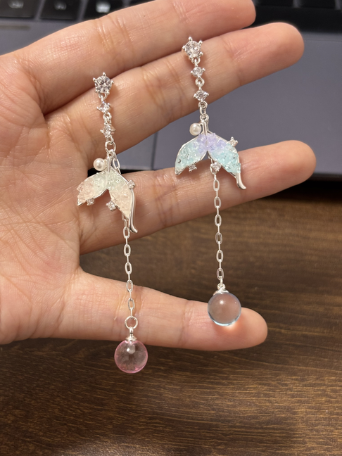 Vodyanista inspired Mermaid Stud Earrings