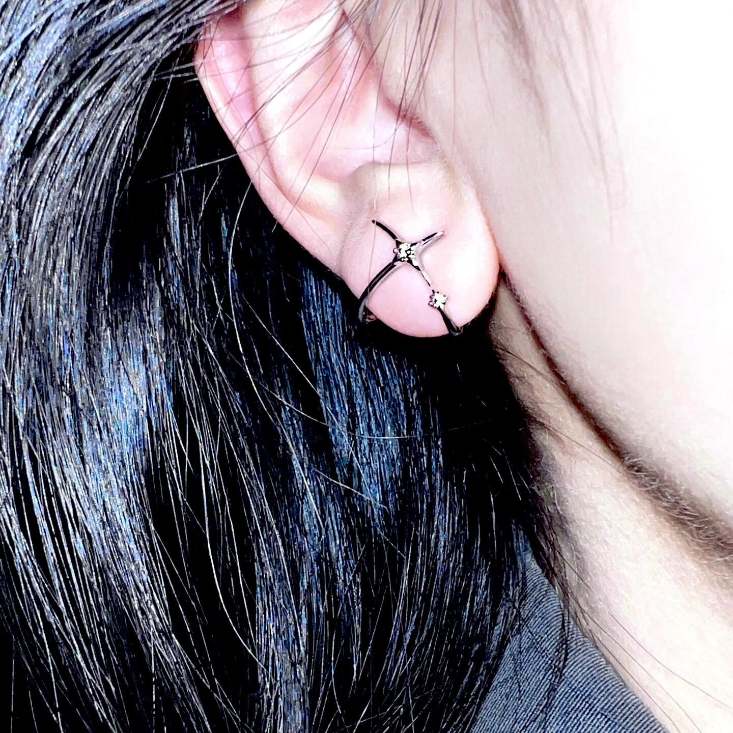 Designer S925 Silver Star Earrings