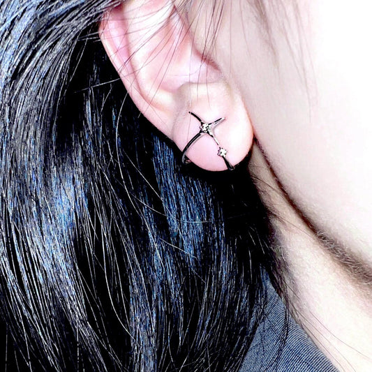 Designer S925 Silver Star Earrings