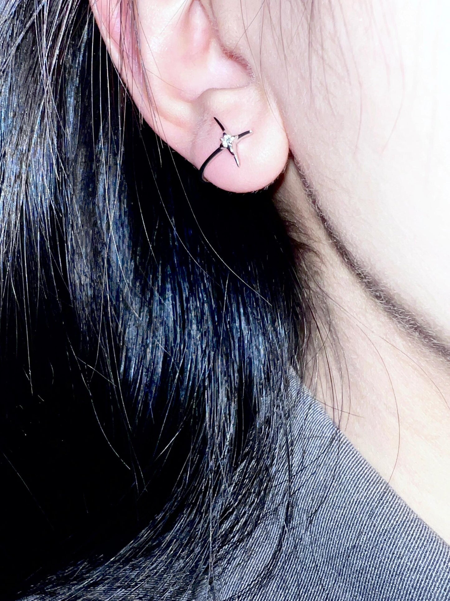 Designer S925 Silver Star Earrings