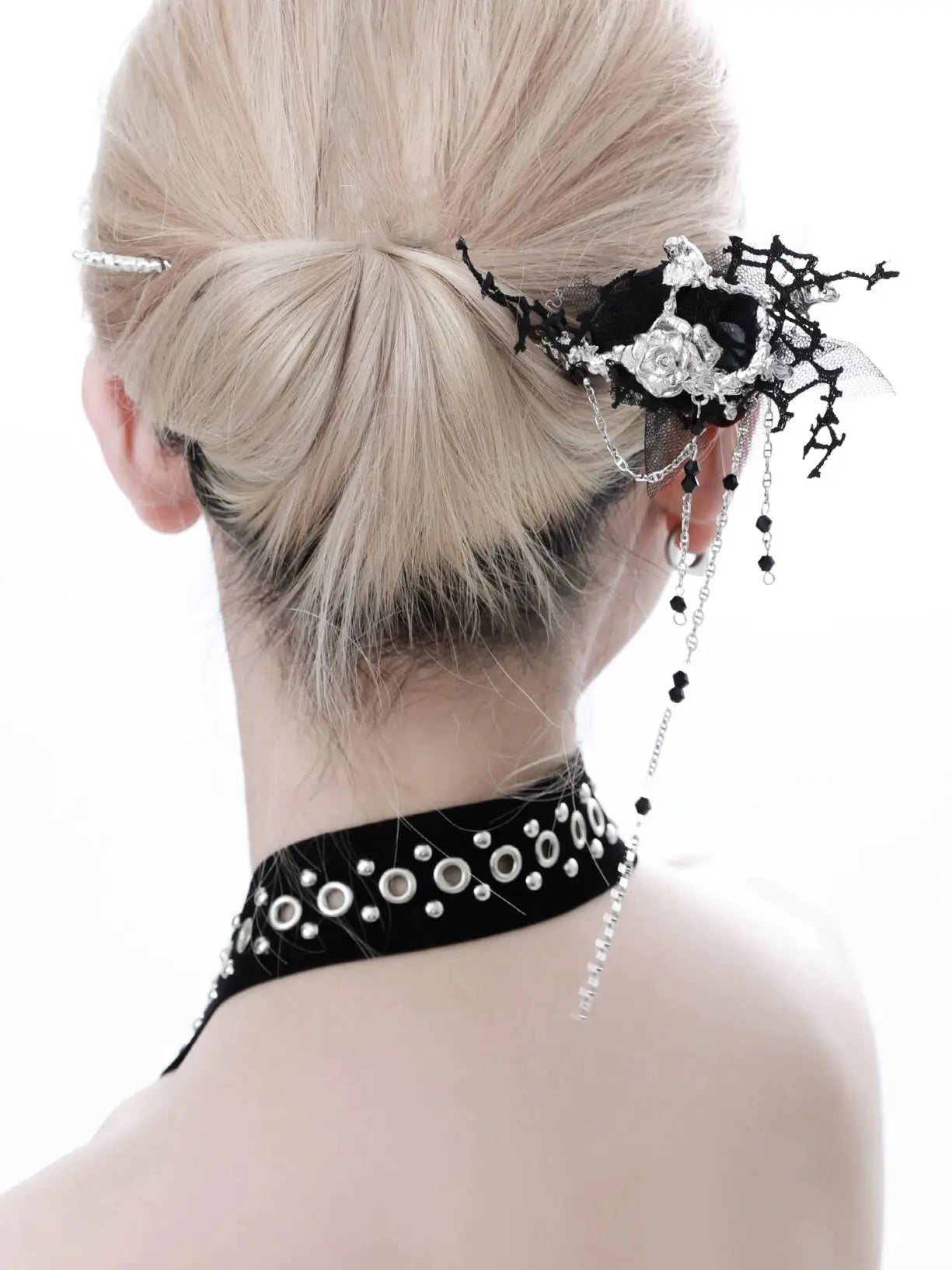 Handgemachte Designer-Haarnadel im Gothic-Stil im Vintage-Stil