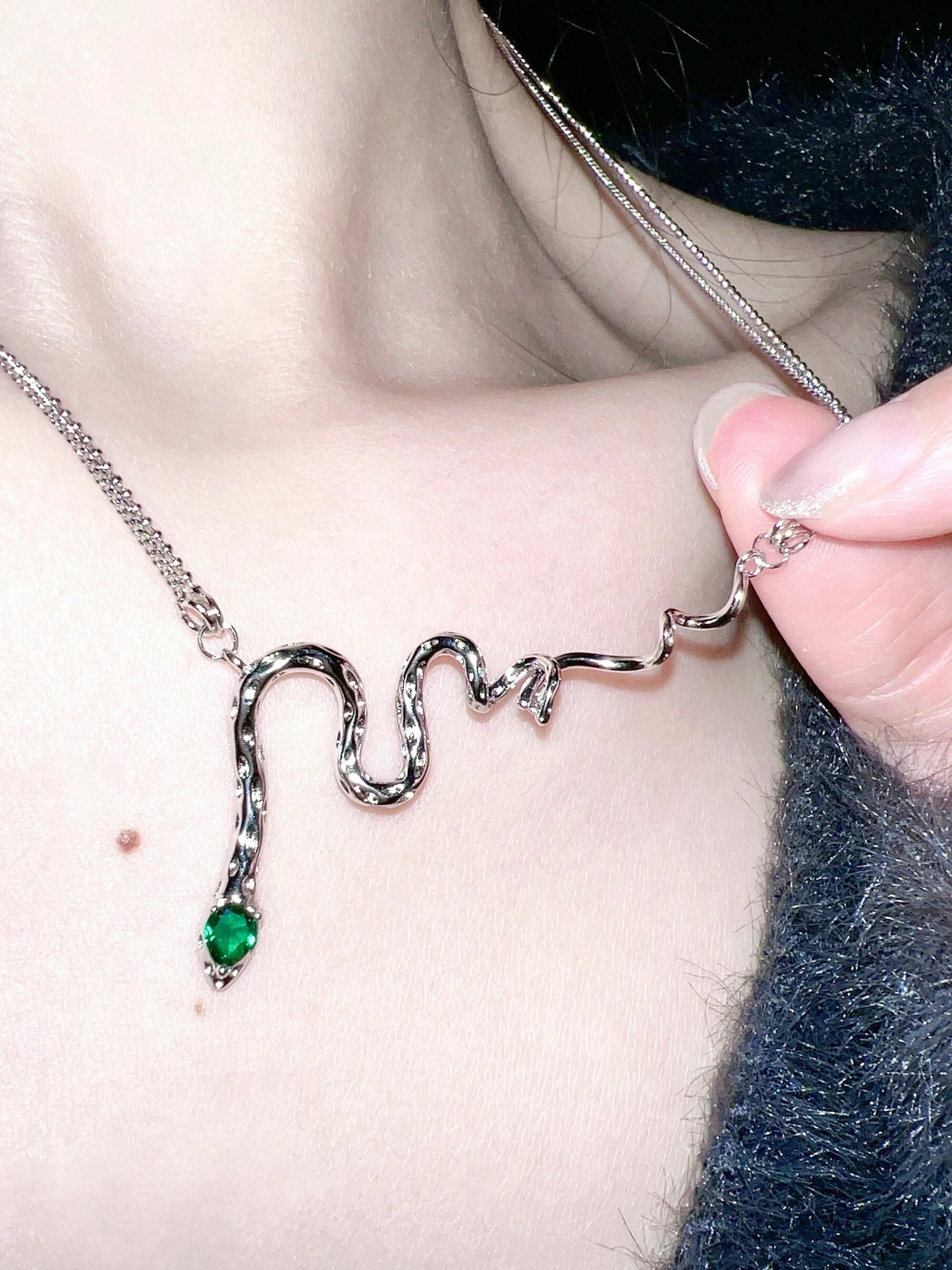 Women Designer Snake Necklace