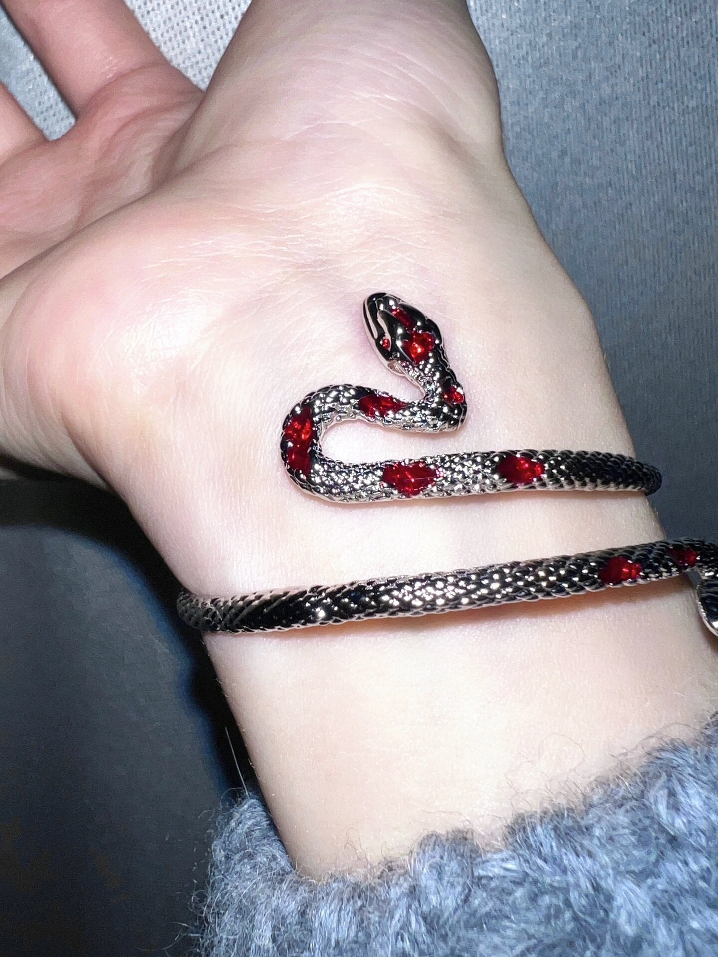 Designer Schlange Emaille Tropfen Öl Armband