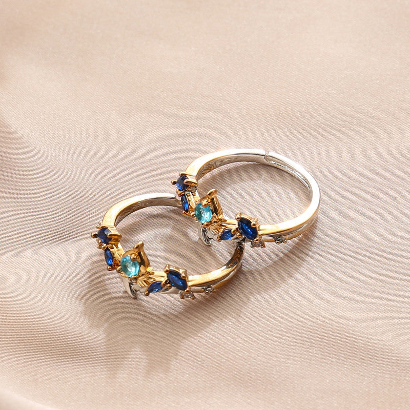 Wanderer Designer Blauer Scaramouche Genshin Impact Ring