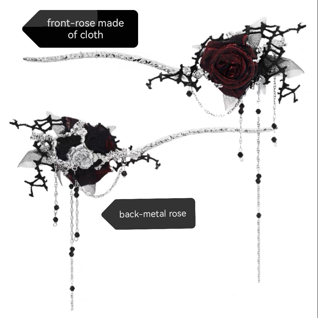 Handgemachte Designer-Haarnadel im Gothic-Stil im Vintage-Stil